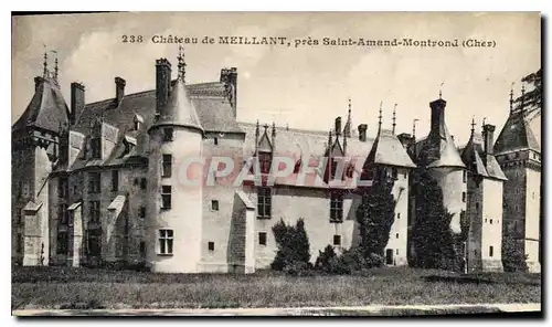 Ansichtskarte AK Chateau de Meillant pres Saint Amand Montrond Cher