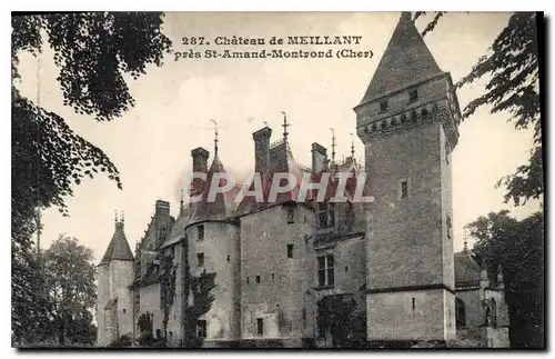 Ansichtskarte AK Chateau de Meillant Pres St Amand Montrond Cher