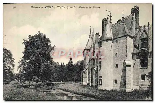 Ansichtskarte AK Chateau de Meillant Cher les Tours et les Douves