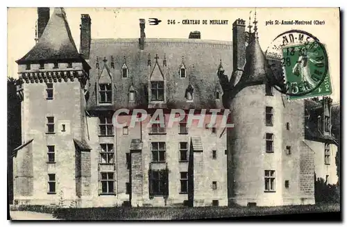 Cartes postales Chateau de Meillant pres St Amand Montrond Cher