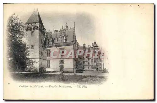 Ansichtskarte AK Chateau de Meillant Facades Interieures