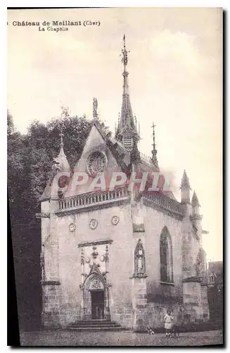 Ansichtskarte AK Chateau de Meillant Cher la Chapelle