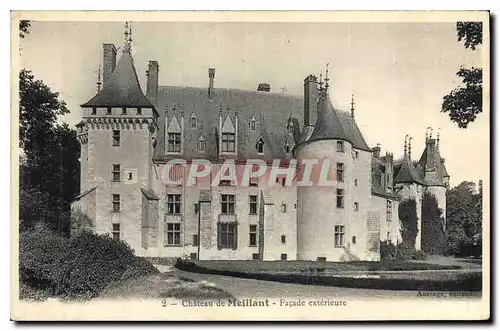 Cartes postales Chateau de Meillant Facade Exterieure