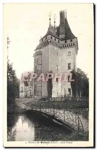 Cartes postales Chateau de Meillant Cher Cote Ouest