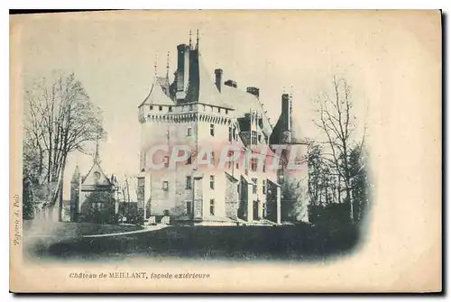 Cartes postales Chateau de Meillant facade Exterieure