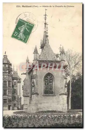 Ansichtskarte AK Meillant Cher Abside de la Chapelle du Chateau