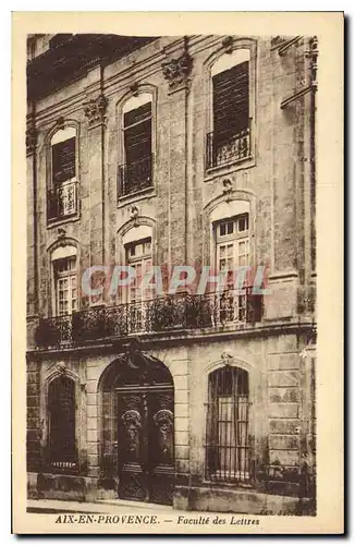 Ansichtskarte AK Aix en Provence Faculte des Lettres