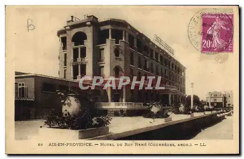 Cartes postales Aix en Provence Hotel du Roy Rene