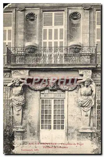 Ansichtskarte AK Aix en Provence Pavillon de Vendome Facade Principale Cariatides par Rambot