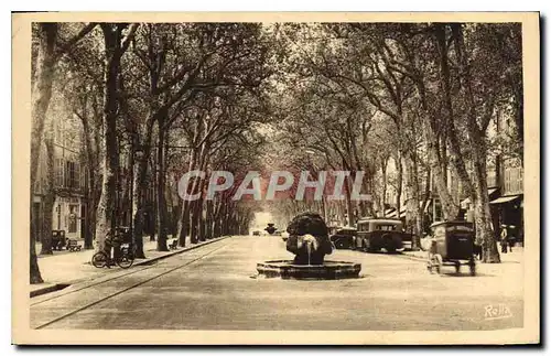 Cartes postales Aix en Provence Le cours Mirabeau