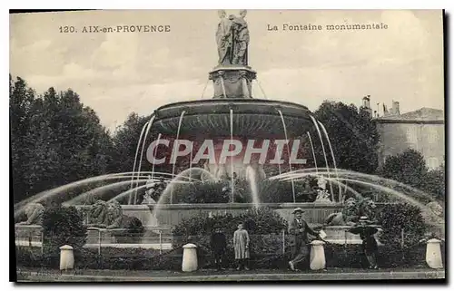 Cartes postales Aix en Provence La Fontaine Monumentale