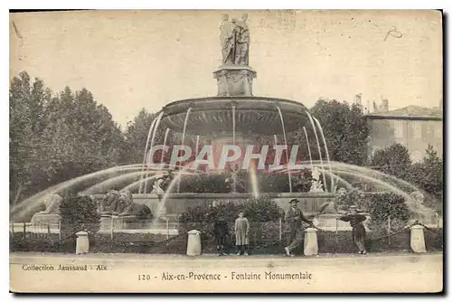 Cartes postales Aix en Provence Fontaine Monumentale