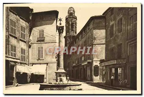 Cartes postales La Douce France Aix en Provence B du R Place des Augustins Rue Esperiat