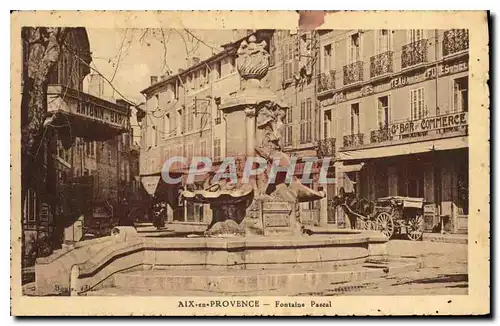 Cartes postales Aix en Provence Fontaine Pascal