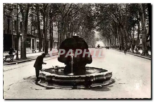 Cartes postales Aix en Provence Cours Mirabeau