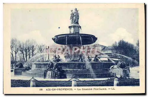 Cartes postales Aix en Provence La Grande Fontaine