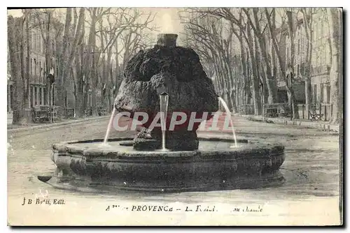 Cartes postales Aix en Provence La Fontaine d'eau chaude