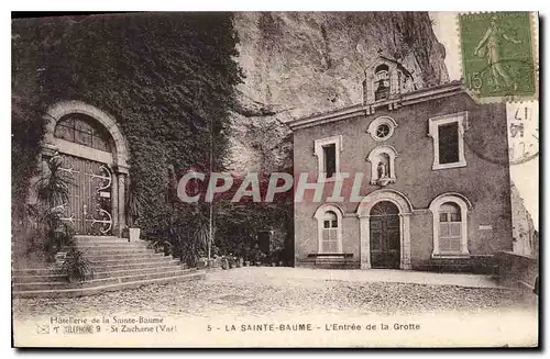 Cartes postales La Sainte Baume L'Entree de la Grotte