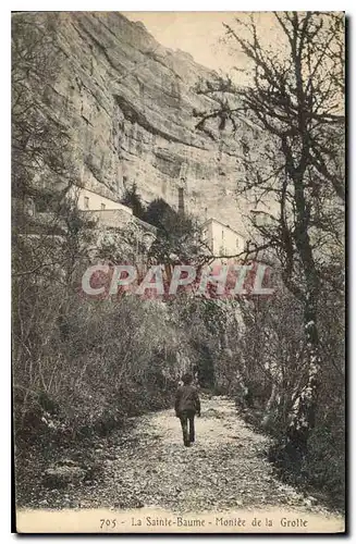 Cartes postales La Sainte Baume Montee de la Grotte