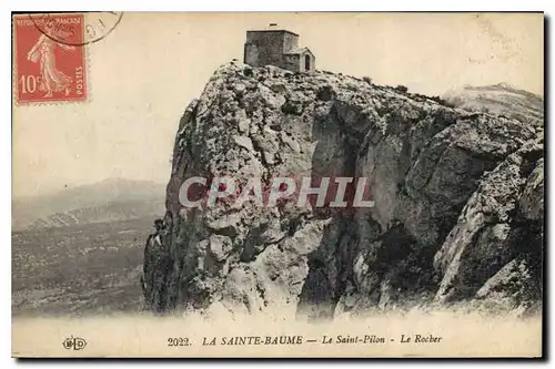 Ansichtskarte AK La Sainte Baume Le Saint Pilon Le Rocher