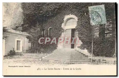 Cartes postales La Sainte Baume Entree de la Grotte