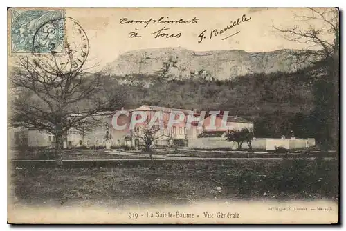 Cartes postales La Sainte Baume Vue generale