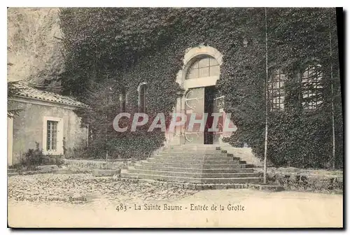 Cartes postales La Sainte Baume Entree de la Grotte