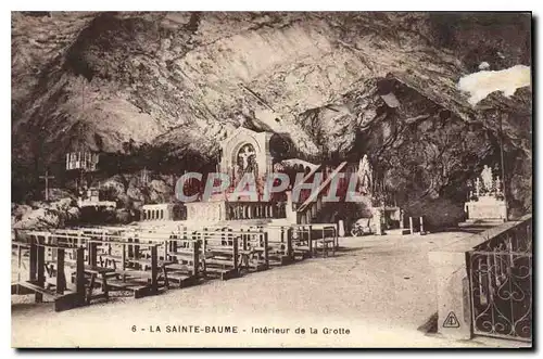 Ansichtskarte AK La Sainte Baume Interieur de la Grotte