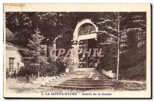 Ansichtskarte AK La Sainte Baume Entree de la Grotte