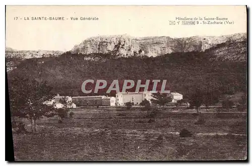 Cartes postales La Sainte Baume Vue Generale