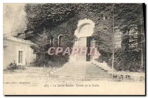 Cartes postales La Sainte Baume Entree de la Grotte