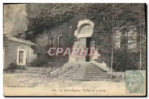 Cartes postales La Sainte Baume Entree de la Grotte