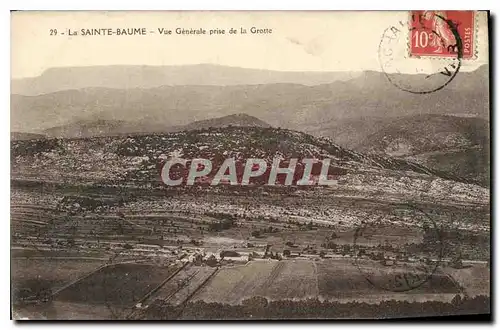 Cartes postales La Sainte Baume Vue Generale prise de la Grotte