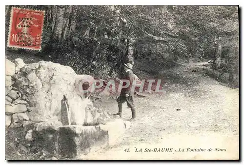 Ansichtskarte AK La Ste Baume La Fontaine de Nans