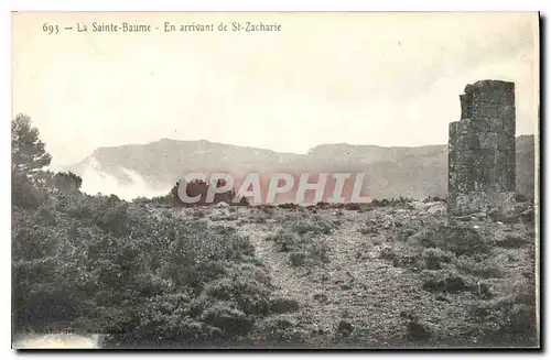 Cartes postales La Sainte Baume En arrivant de St Zacharie