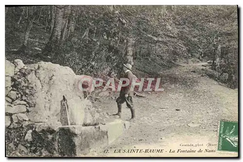 Cartes postales La Sainte Baume La Fontaine de Nans