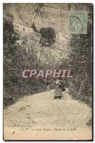 Cartes postales La Sainte Baume Montee de la Grotte