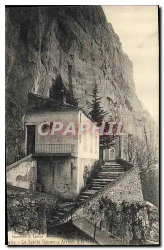 Ansichtskarte AK La Sainte Baume Arrivee a la Grotte