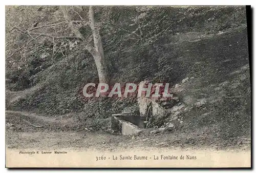 Ansichtskarte AK La Sainte Baume La Fontaine de Nans