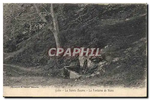 Cartes postales La Sainte Baume La Fontaine de Nans