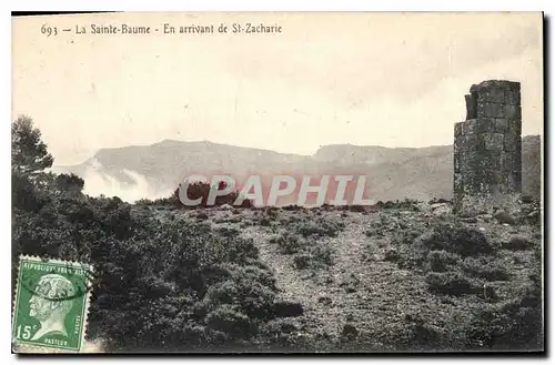 Cartes postales La Sainte Baume En arrivant de St Zacharie