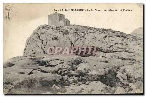 Ansichtskarte AK La Sainte Baume Le St Pilon vue prise sur le Plateau