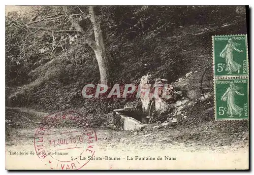 Cartes postales La Sainte Baume La Fontaine de Nans