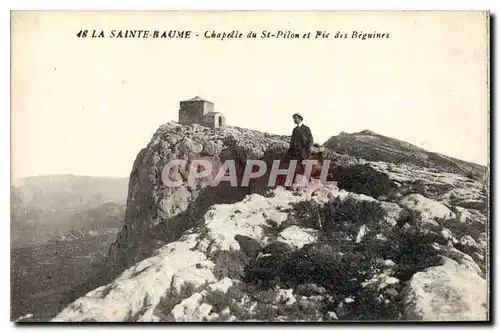 Ansichtskarte AK La Sainte Baume Chapelle du St Pilon et Pic des Beguines