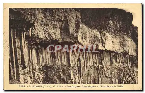 Ansichtskarte AK St Flour Cantal Les Orgues Basiliques L'Entree de la Ville