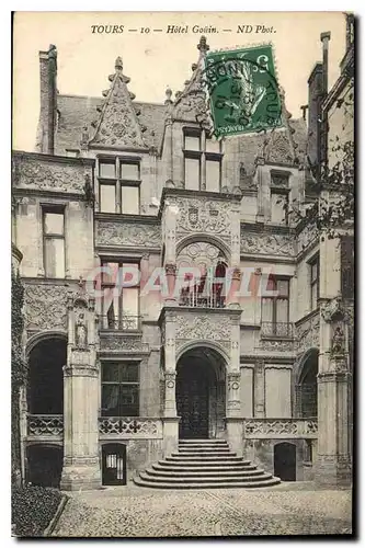 Cartes postales Tours Hotel Gouin