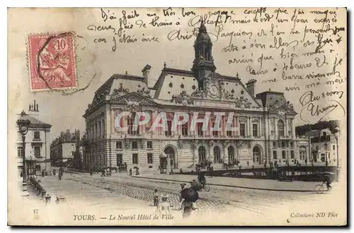 Cartes postales Tours Le Nouvel Hotel de Ville