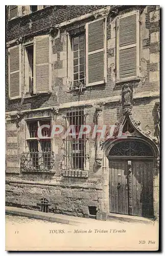 Cartes postales Tours Maison de Tristan l'Ermite