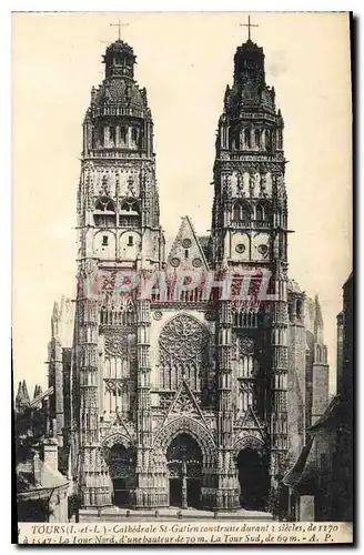 Cartes postales Tours Cathedrale St Gatien