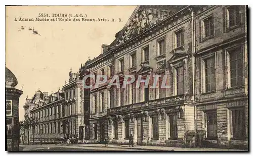 Cartes postales Tours L'Ancien Musee et l'Ecole des Beaux Arts